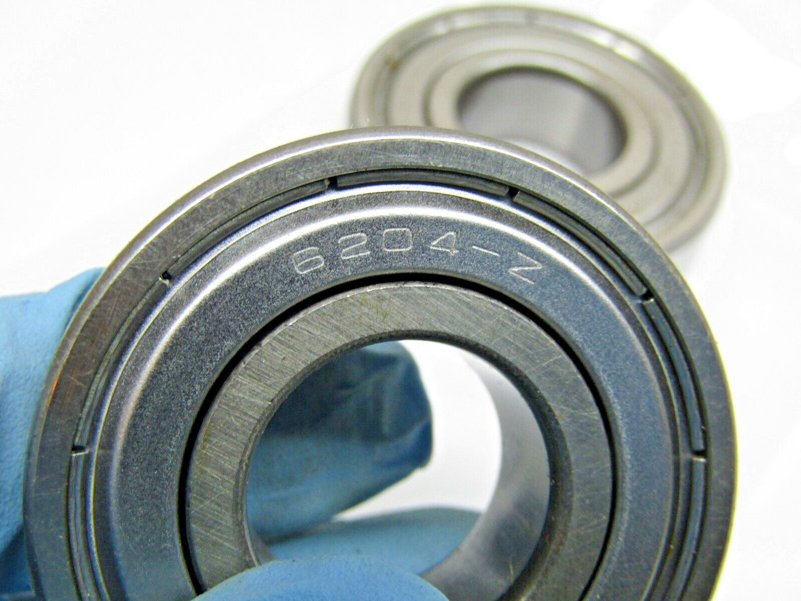 (Lot of 2) EBC 6204-ZZ 20mm x 47mm x 14mm Metal Shielded Bearing