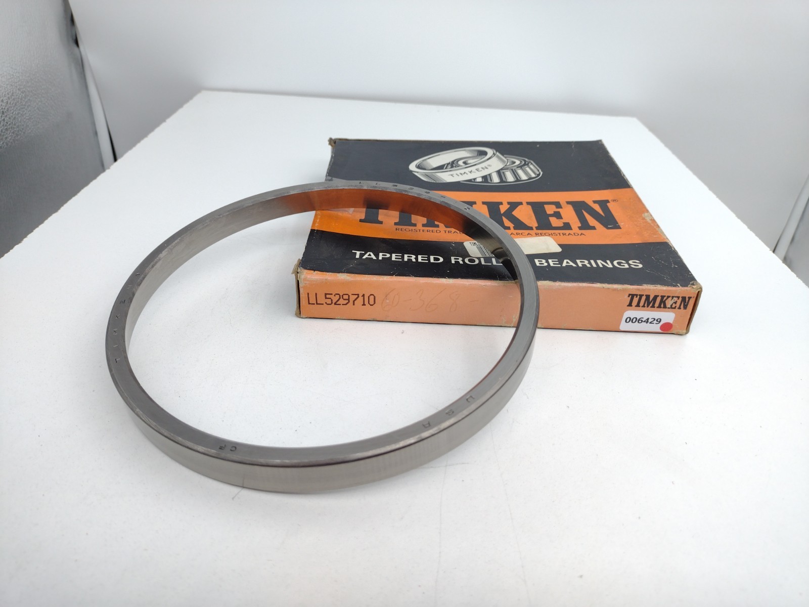 *** Timken LL529710 Tapered Roller Bearing Cup 7.4063 inch OD
