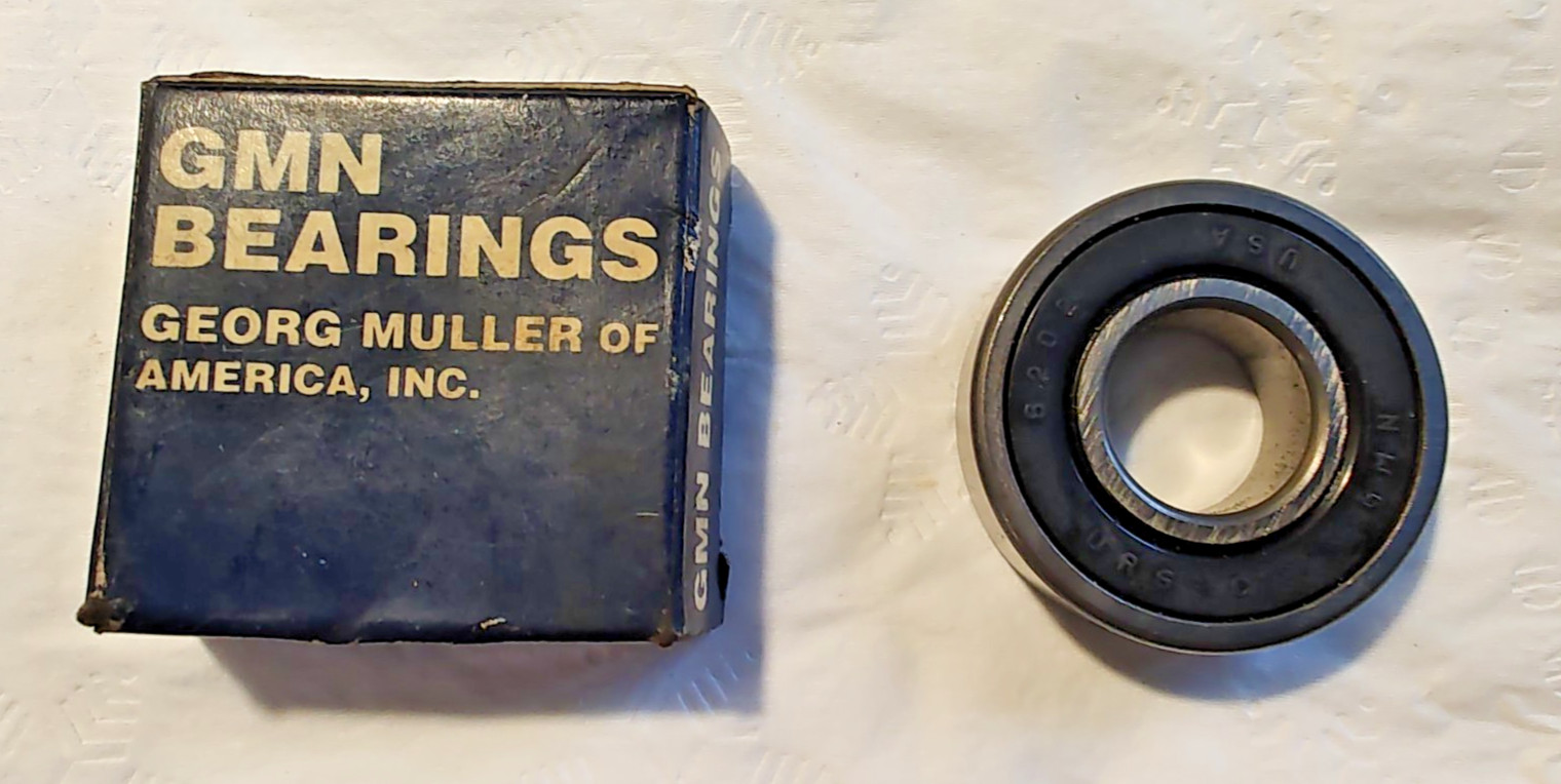 USA MADE GMN BRAND 6202-2URS Bearing Double RUBBER Seals