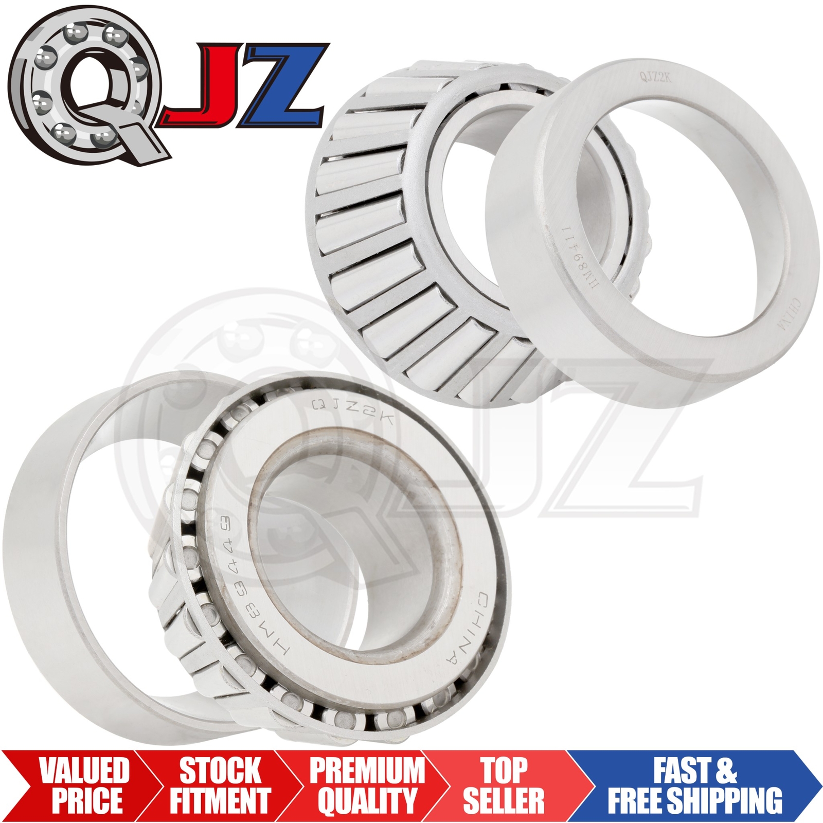 [Qty.2] HM89449-HM89411 Tapered Roller Bearing Set [1-7/16″ Bore x 1.1563″ W]