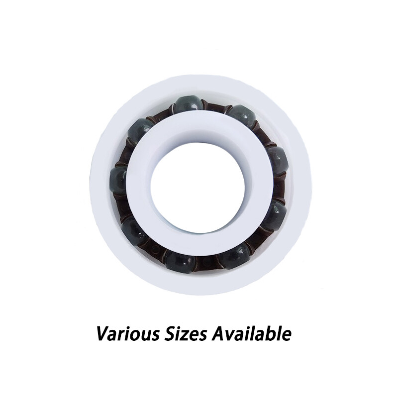 ID 3mm-60mm POM Plastic Deep Groove Ball Bearing Corrosion resistance Waterproof