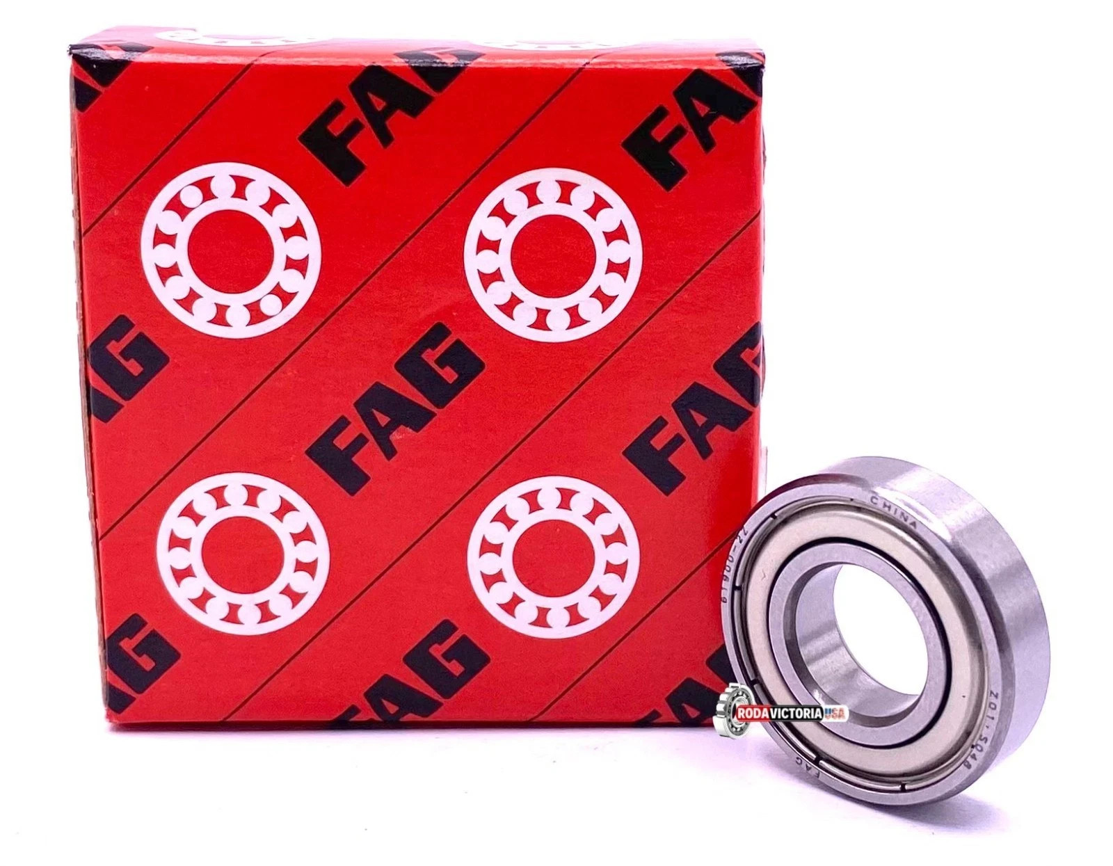 FAG 61900 ZZ Deep Groove Ball Bearing, Metal Shielded 6900 ZZ 10x22x6 mm