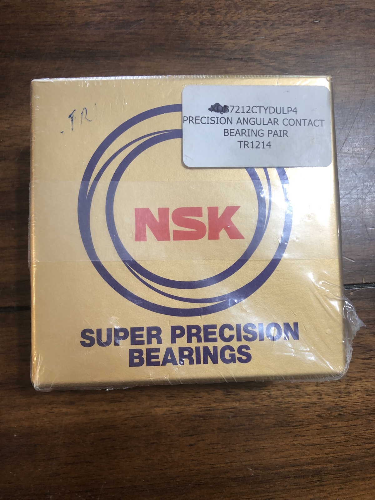 NSK Super Precision Angular Contact Bearings Pair 7212CTYDULP4 TR1214