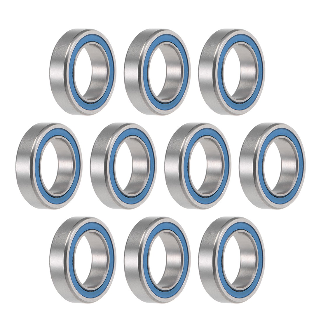 MR1016-2RS Ball Bearings 10x16x4mm Double Sealed Chrome Steel P0 10pcs