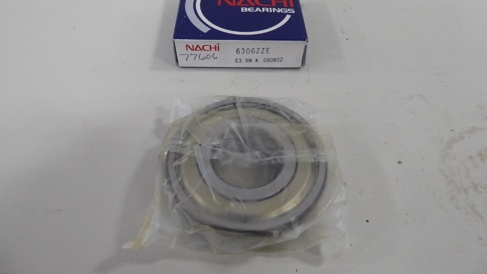 Nachi 6306ZZE-C3 Ball Bearing Double Shielded 6306-ZZE-C3 30mm x 72mm x 19mm