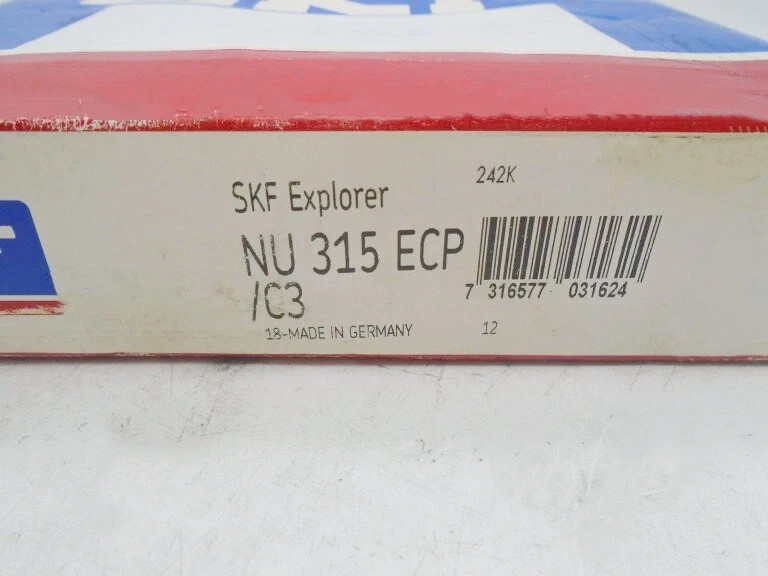 1PC SKF NU 315 ECP/C3 single row cylindrical roller bearing