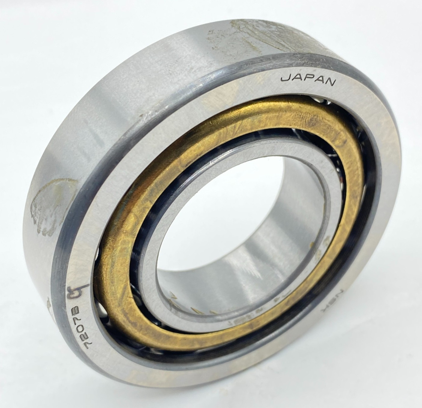 LOT OF 2 NSK 7207BYG ANGULAR CONTACT BEARING DUPLEX 7200-SERIES 7207B