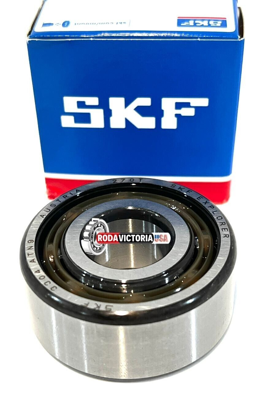 SKF 3304 ATN9 Angular Contact Ball Bearing, Open Type, No Seals 20x52x22.2 mm