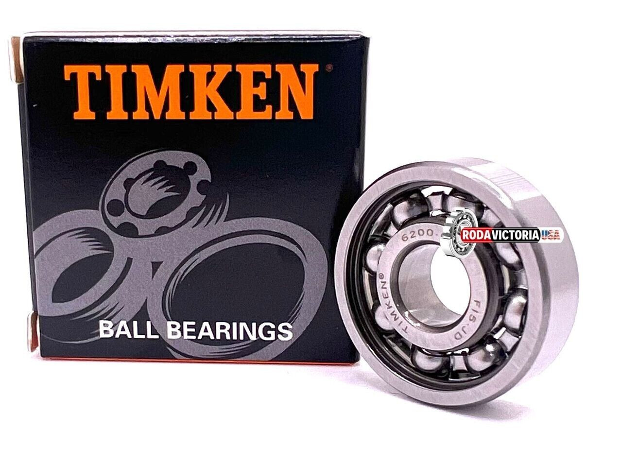 TIMKEN 6200 C3 DEEP GROOVE BALL BEARING, OPEN TYPE, NO SEALS 10x30x9mm