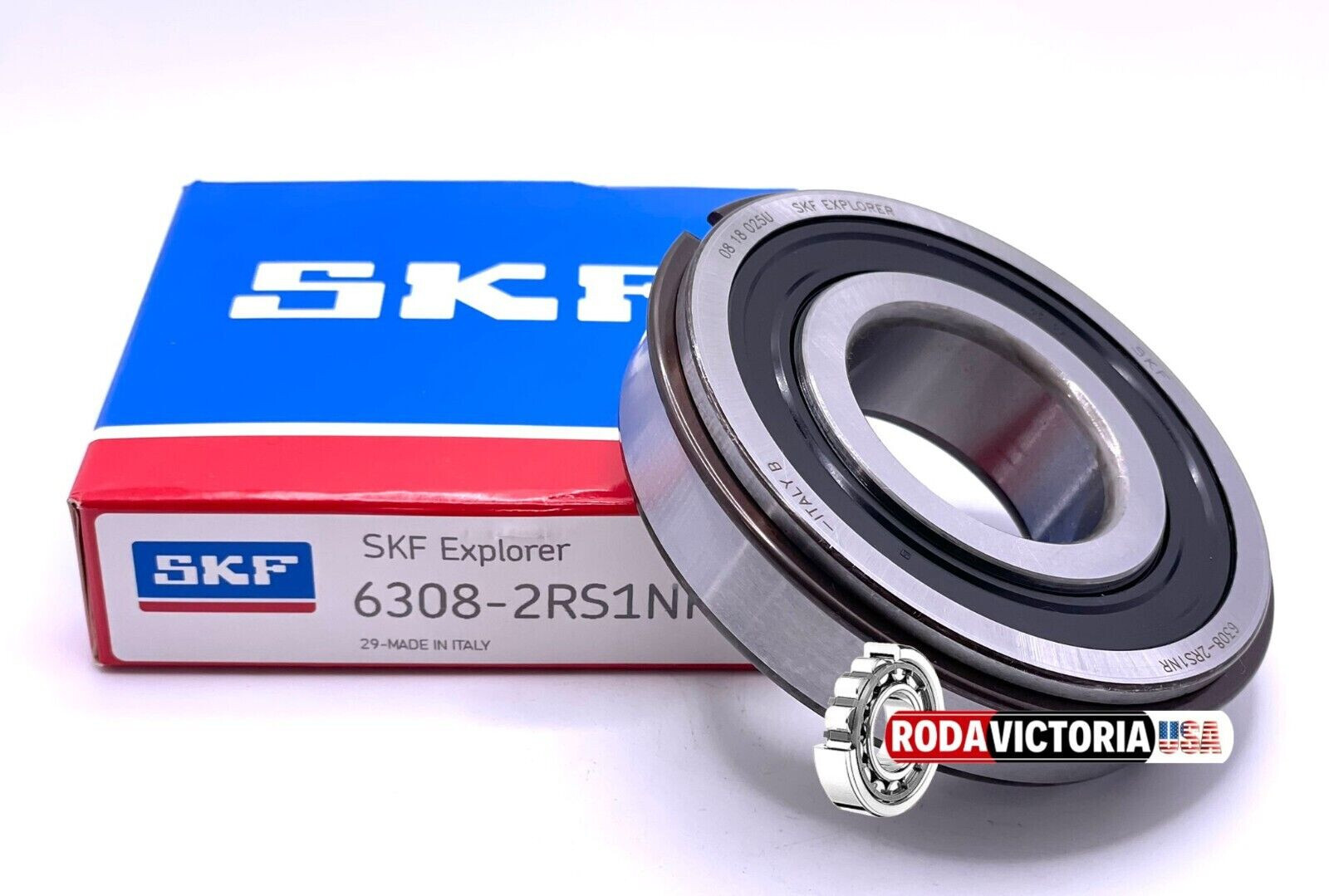 SKF 6308-2RS1NR C3 40×96.5x23mm SKF Deep Groove Ball Bearing WITH SNAP RING