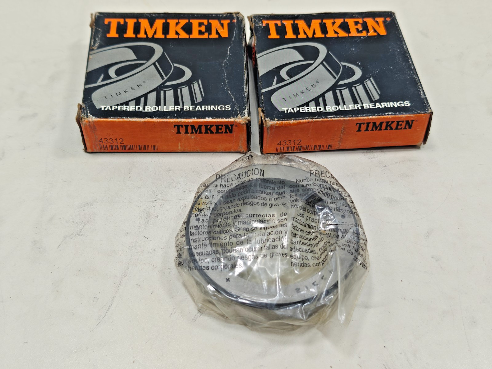 (2Pcs) 43312 Timken Tapered Roller Bearing Cup Only Timken 43312 USA LOT OF 2