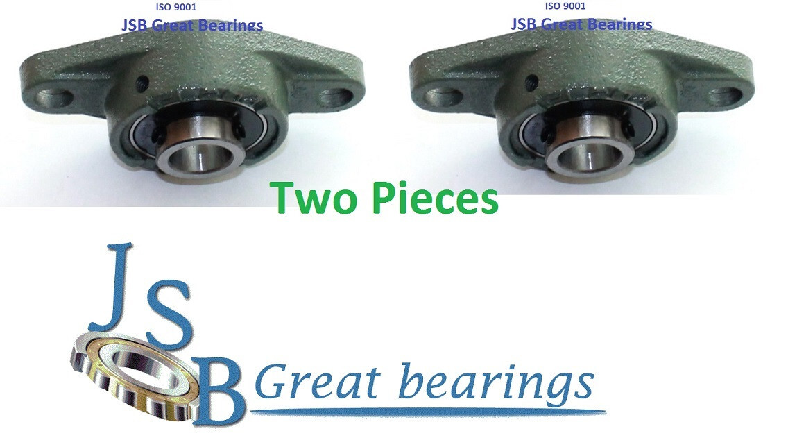 (Qty.2) UCFL207-20 1-1/4 id oval flange pillow block bearing UCFL 207