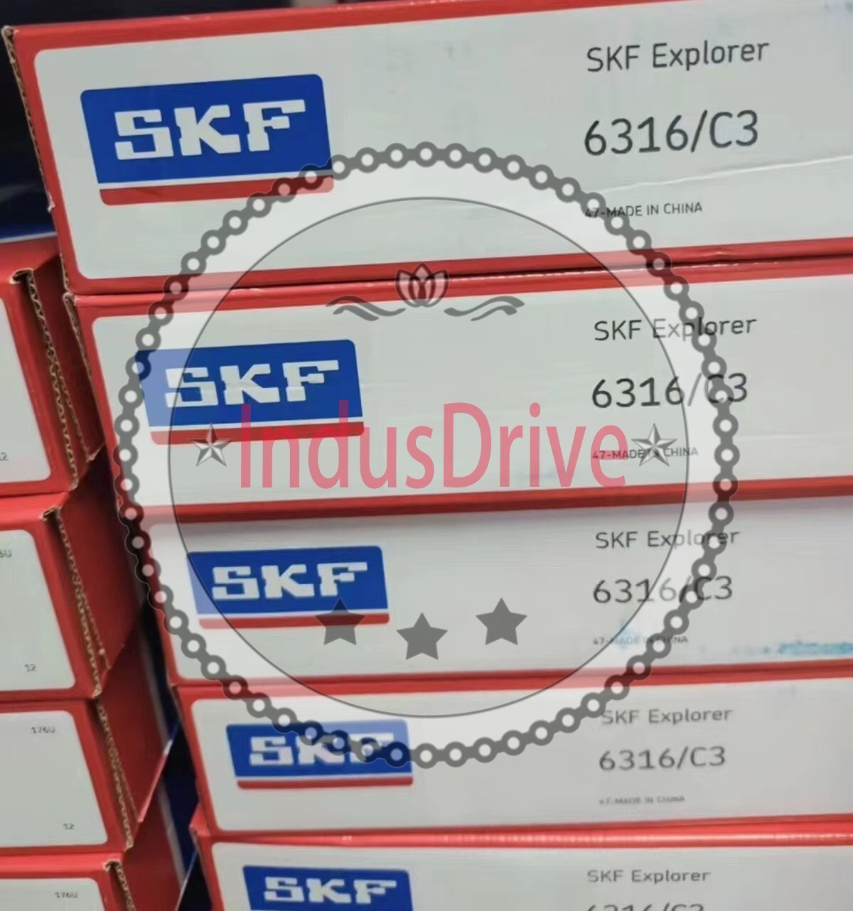 1PC SKF 6316/C3 Deep Groove Ball Bearing~