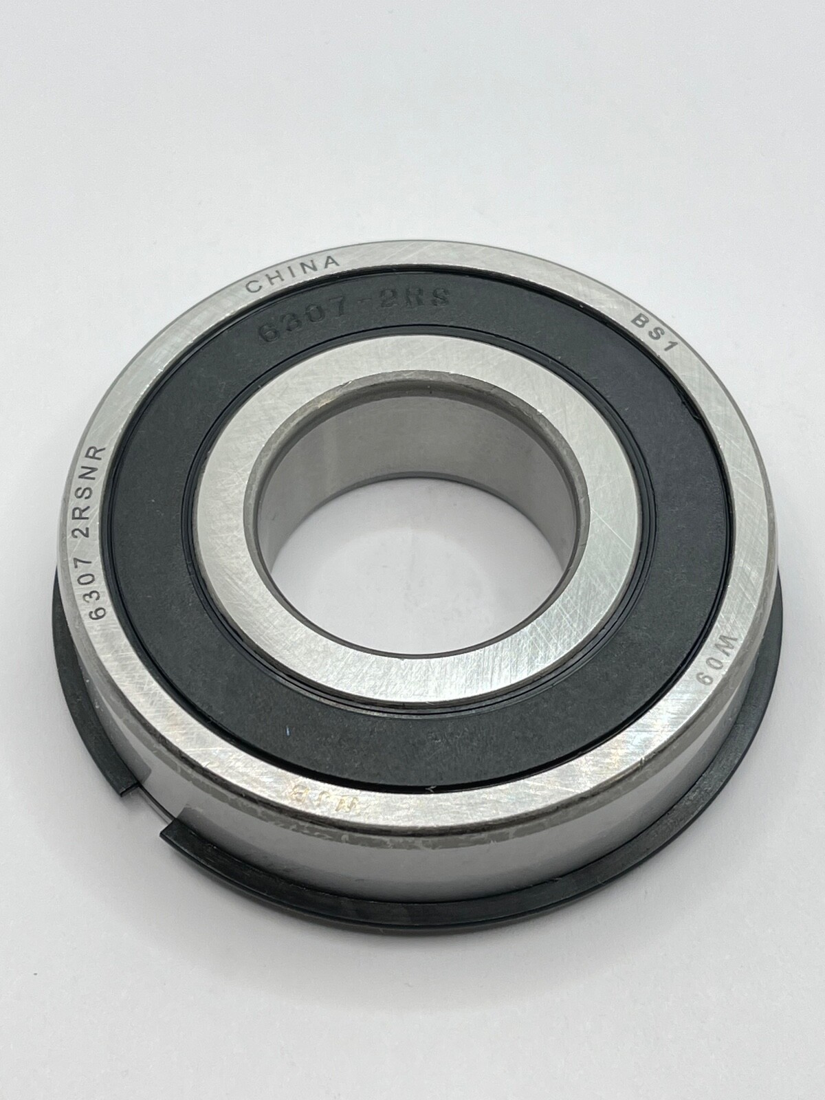 WJB 6307-2RS-NR W/ Snap Ring 6307-NR-2RS ball bearings 6307-RS NR By Premium Brg