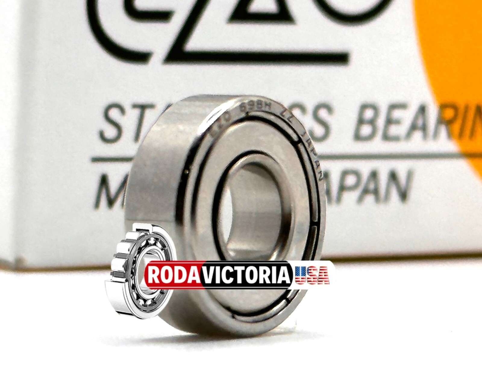EZO JAPAN S698ZZ STAINLESS STEEL BALL BEARING, METAL SHIELDED 698H ZZ 8x19x6mm