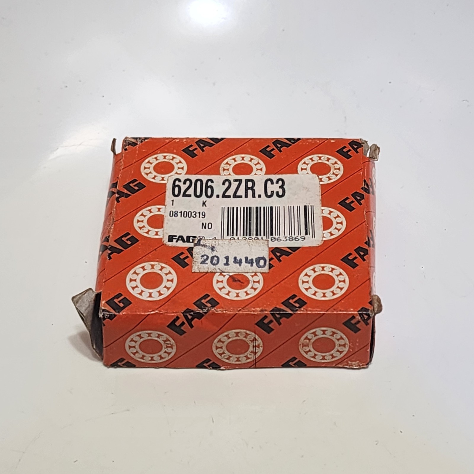 FAG 6206 2ZRC3 / 6206 2ZC3 6206 2ZJem 30x62x16 mm