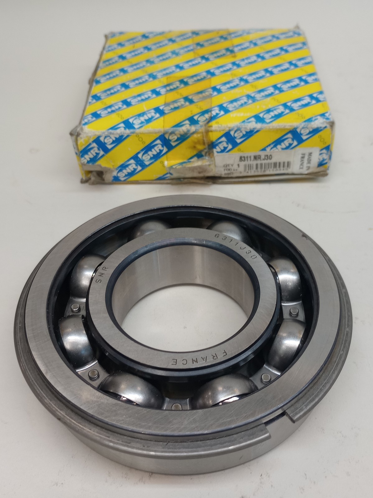 SNR 6311-NR-J30 Ball Bearing Deep Groove 55mm ID X 120mm OD X 29mm W 6311NRJ30