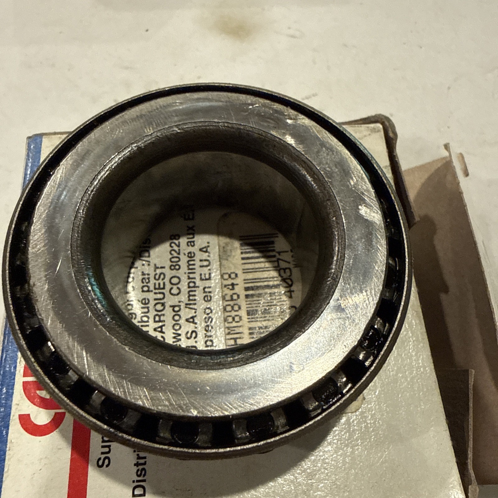 Bca HM88648 bearing cone, made in USA , 🇺🇸 Carquest Box , Free Shipping!