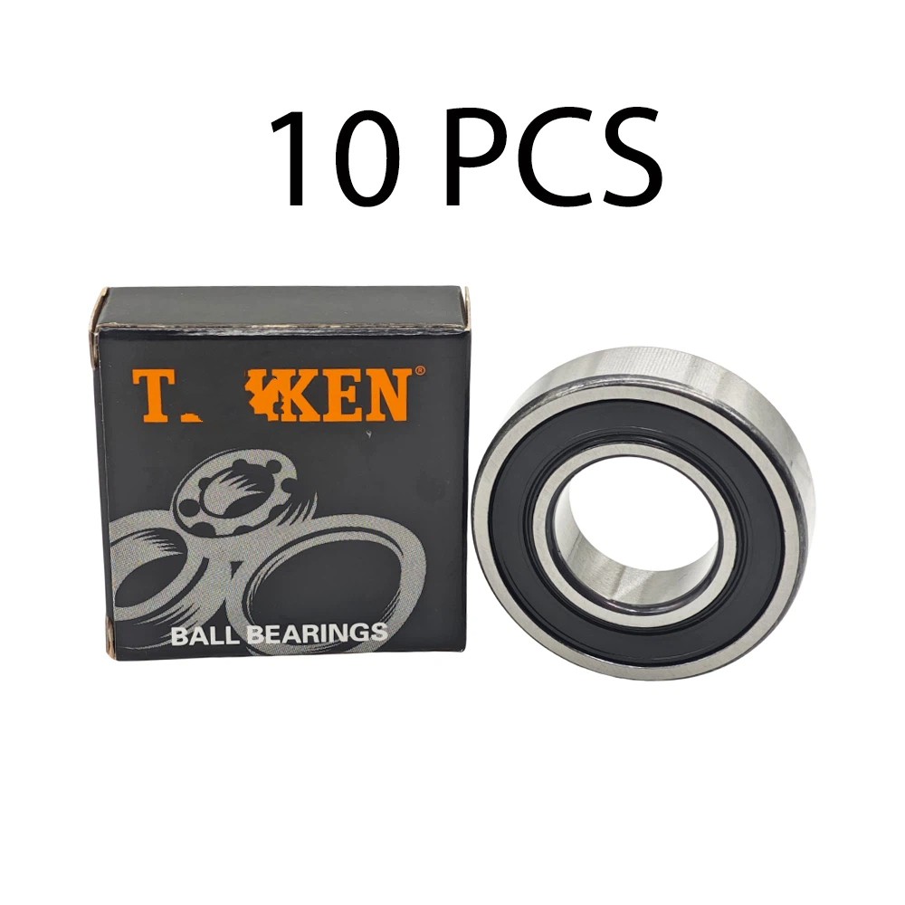 10PACK TIMKEN 6205-2RSC3 6205-2RS 25X52X15MM Double Rubber Seal Bearings 6205RS
