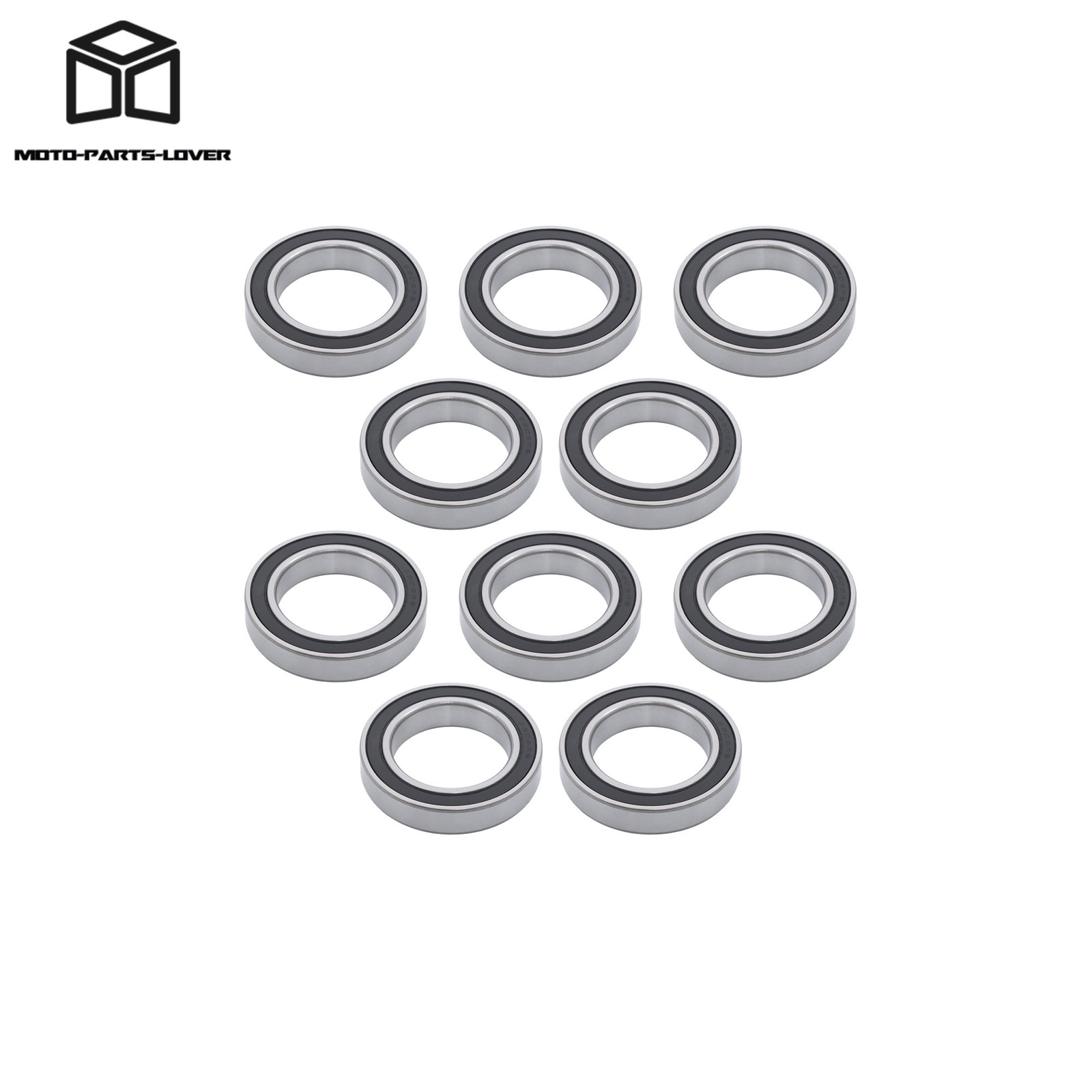 40x62x12mm 6908-2RS Bearings 10pcs Double Rubber Sealed