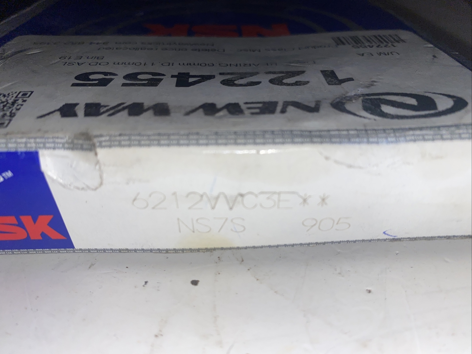 NSK 6212VVC3 BALL BEARING 122455