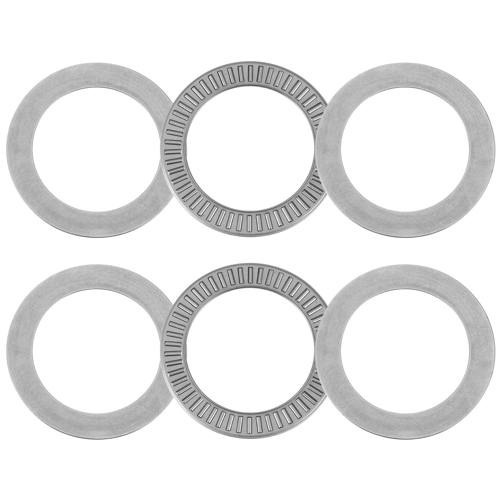 2pcs NTA2840 Thrust Needle Roller Bearings 1-3/4″x2-1/2″x5/64″ with Washers