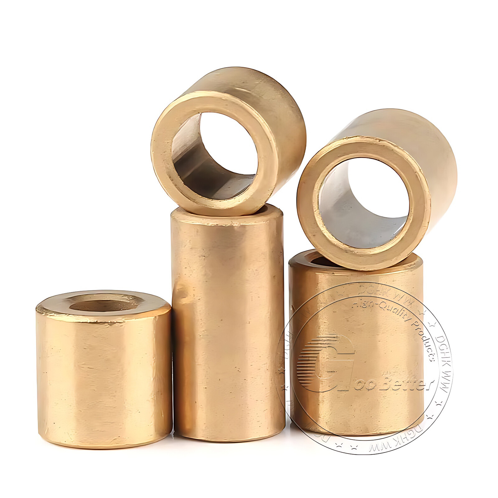 Metric Oilite Plain Bronze Sintered Bearing Bushe Series Self Lubricating Sleeve
