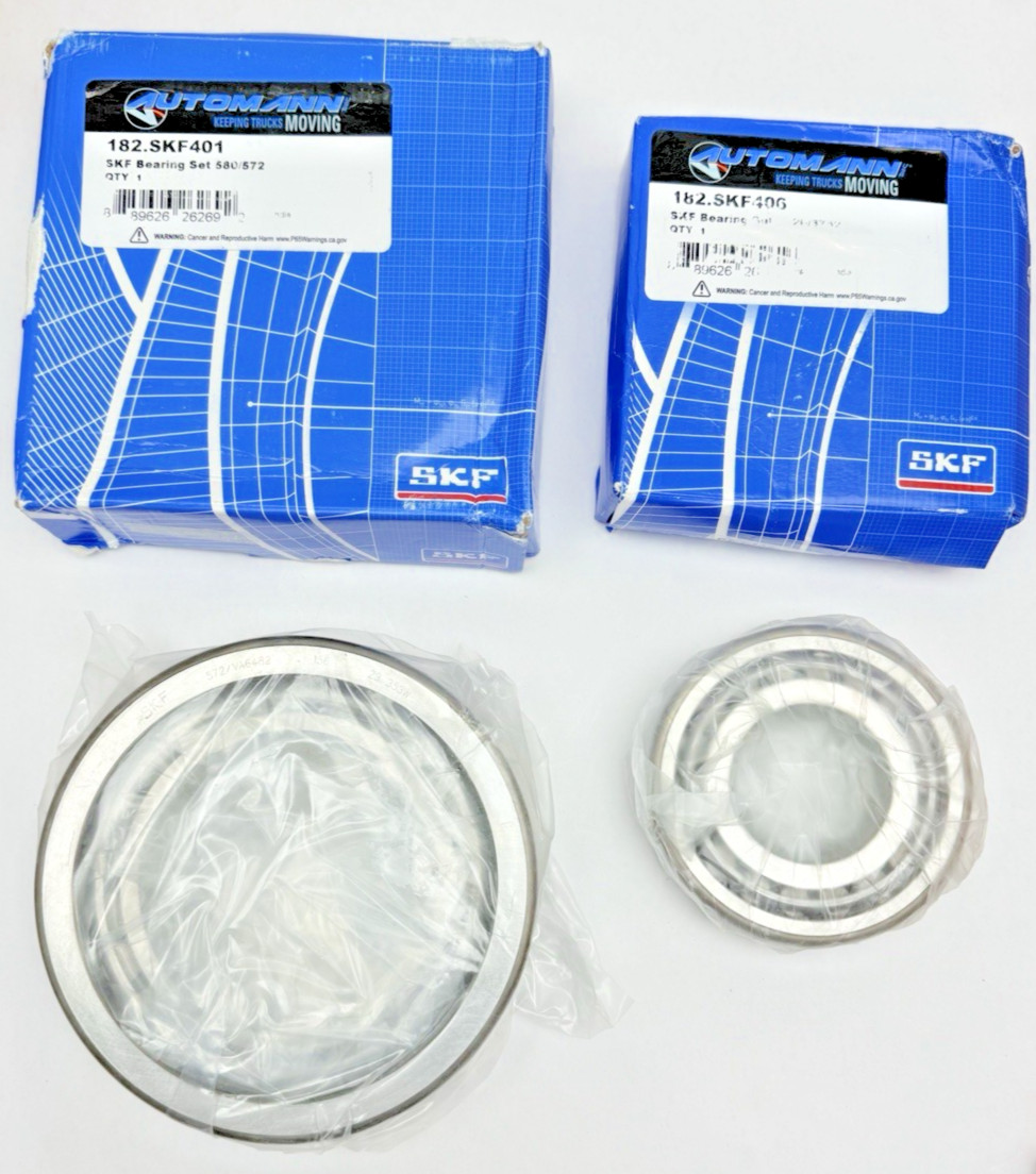 Set Of 2, SKF Bearings, 1, 182.SKF401 and 1, 182.SKF406