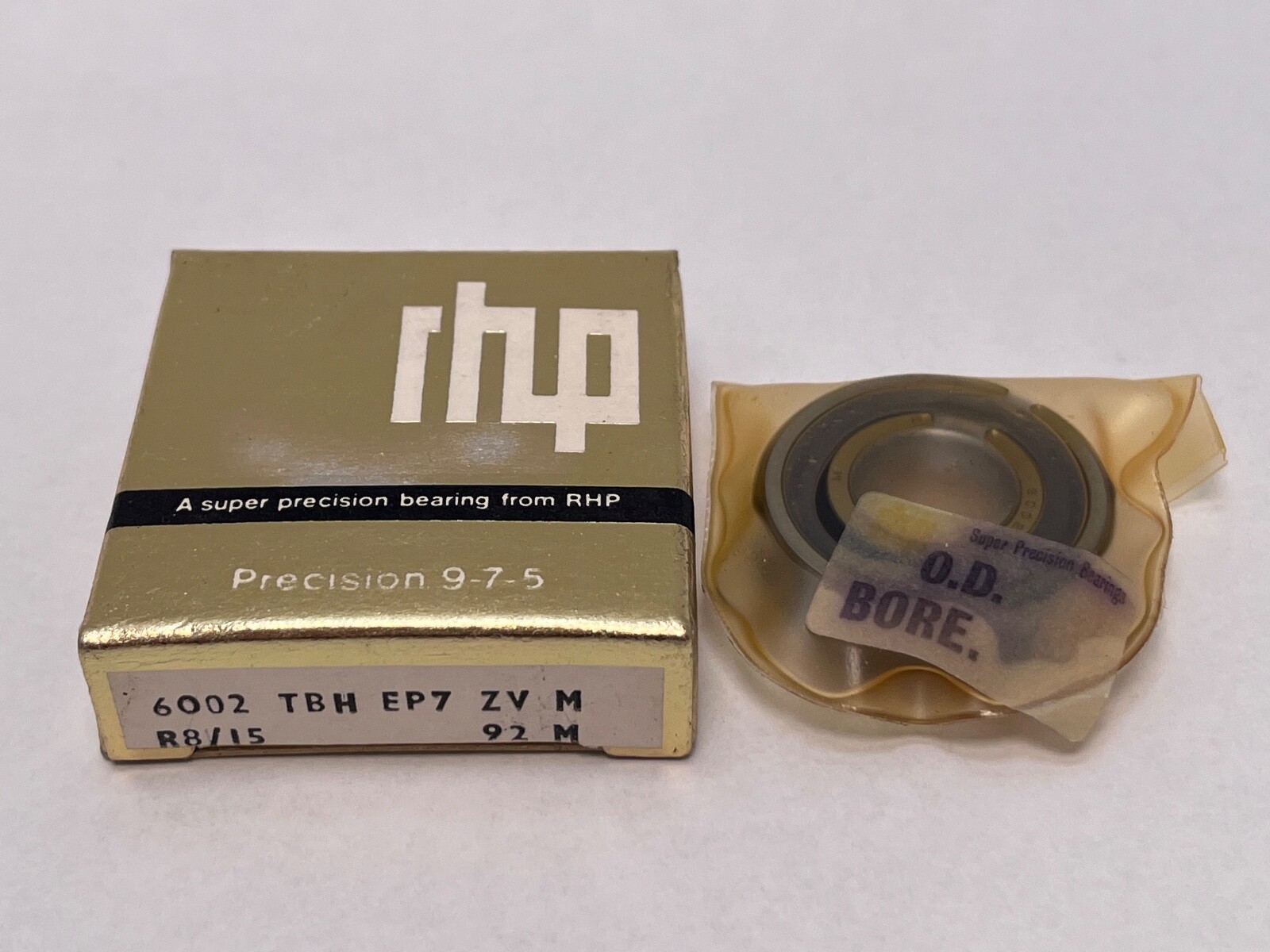 RHP 6002TBHP4 Bearing 13x32x9 mm 6002P4 6002-TBH-P4 MM9102KCR England
