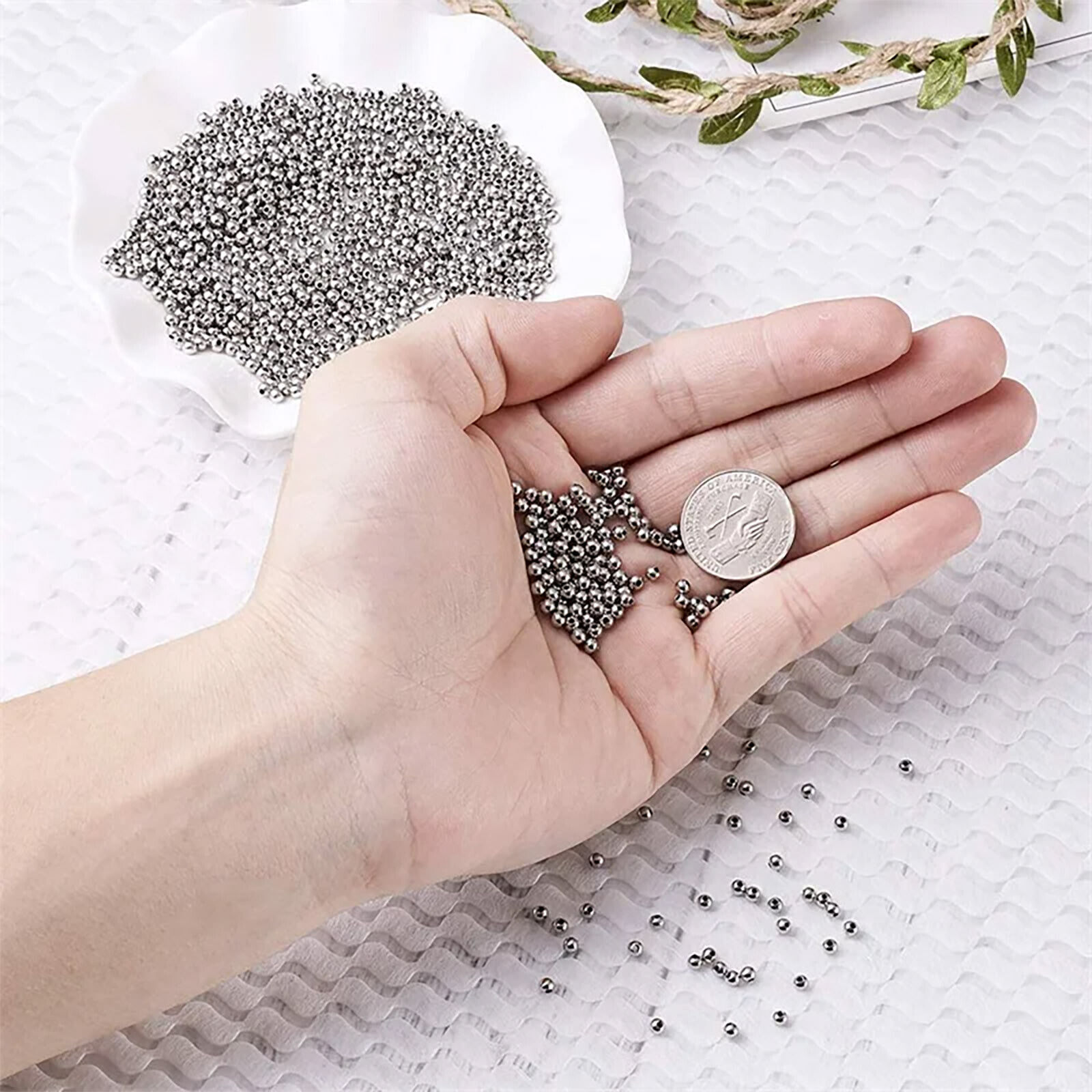ball with hole Unthreaded, Christmas Decoration ball 0.04″~3″A2 Stainless steel