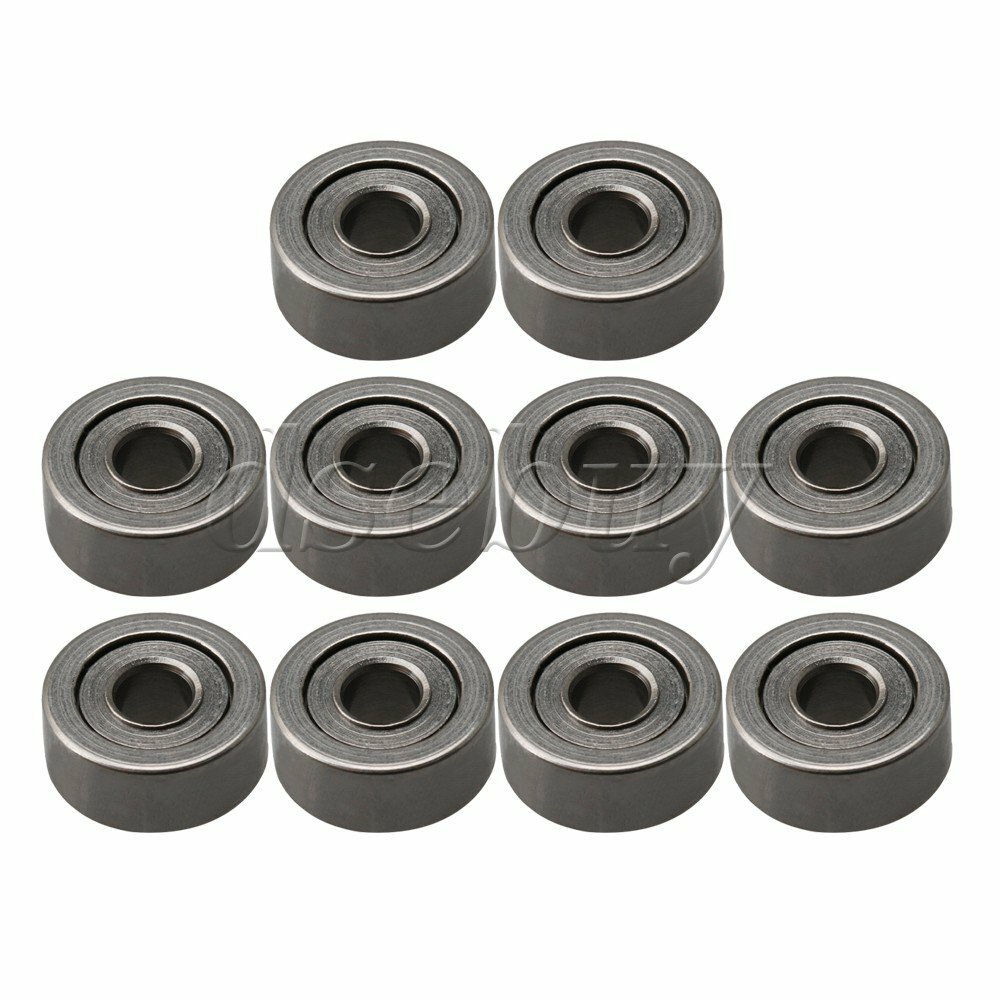 2x6x2.5mm Bearing Steel Metal Miniature Micro Ball Bearing MR62ZZ Pack of 10