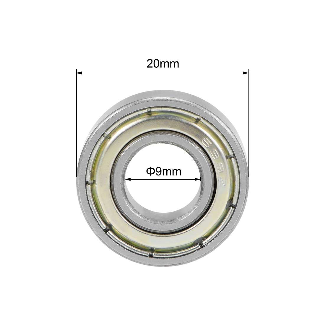 5pcs 699ZZ Deep Groove Ball Bearings Z2 Double Shielded Carbon Steel