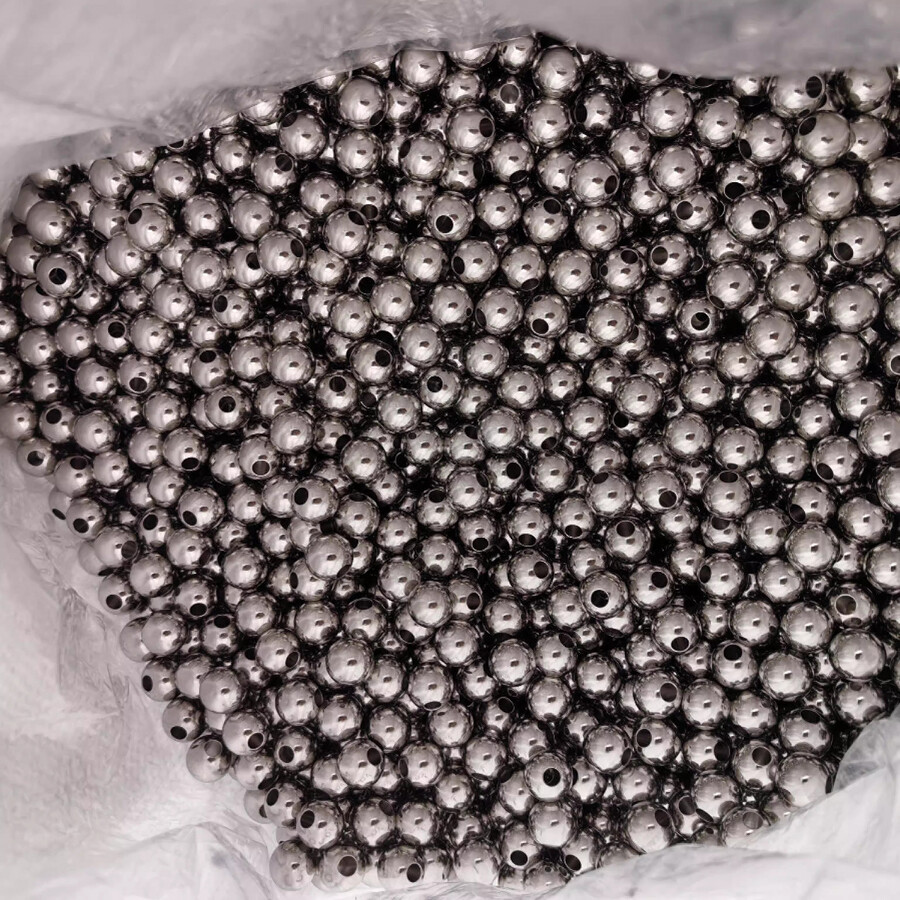 Ø 2mm-60mm Stainless Steel Ball Bearing Round Ball With Through Hole Unthreaded