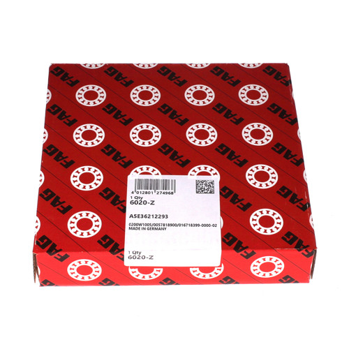 6020-Z FAG 100 x 150 x 24 mm DEEP GR. BALL SINGLE ROW