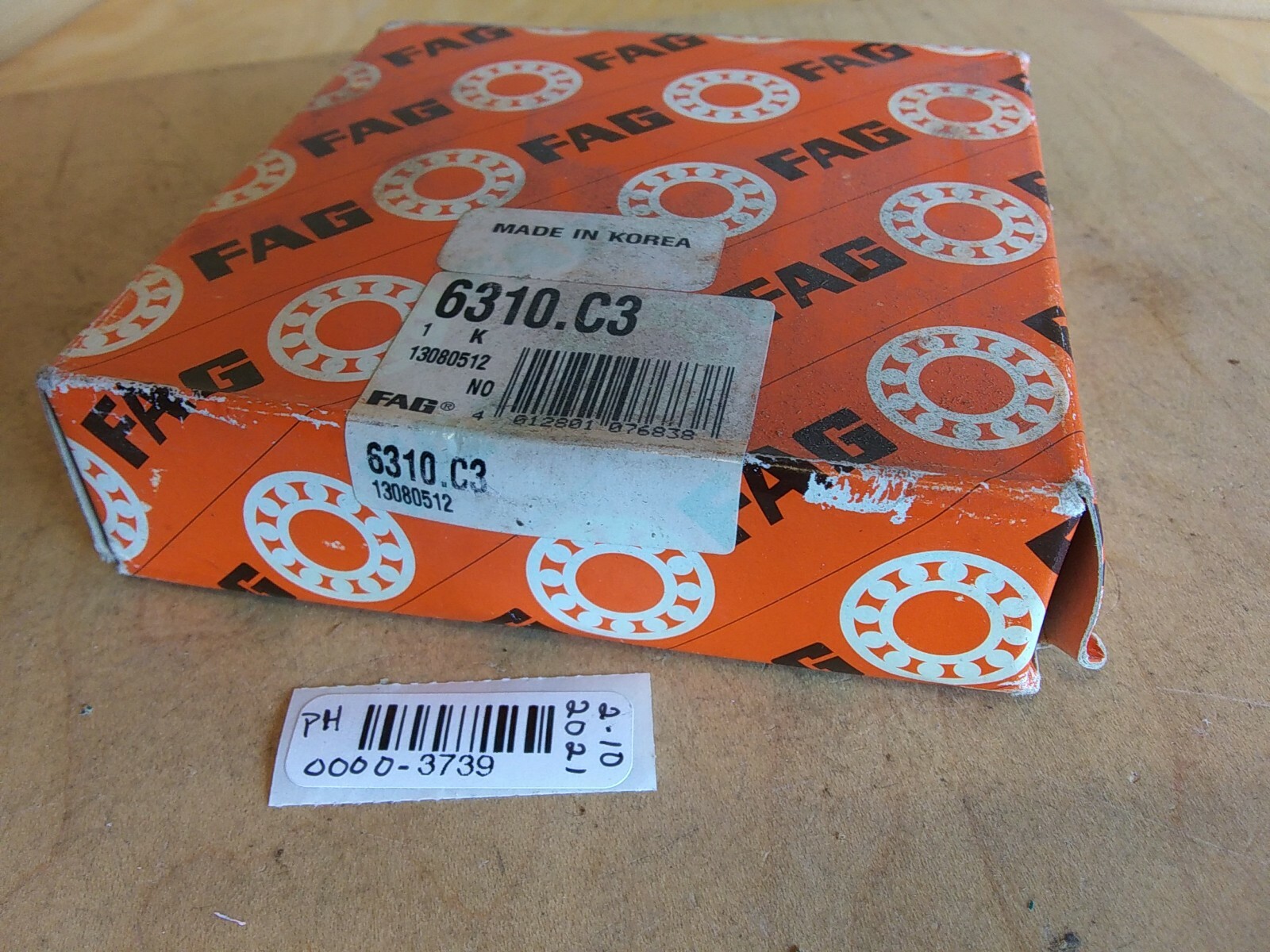 FAG Y-HB 6310 C3 Deep Grove Ball Bearing