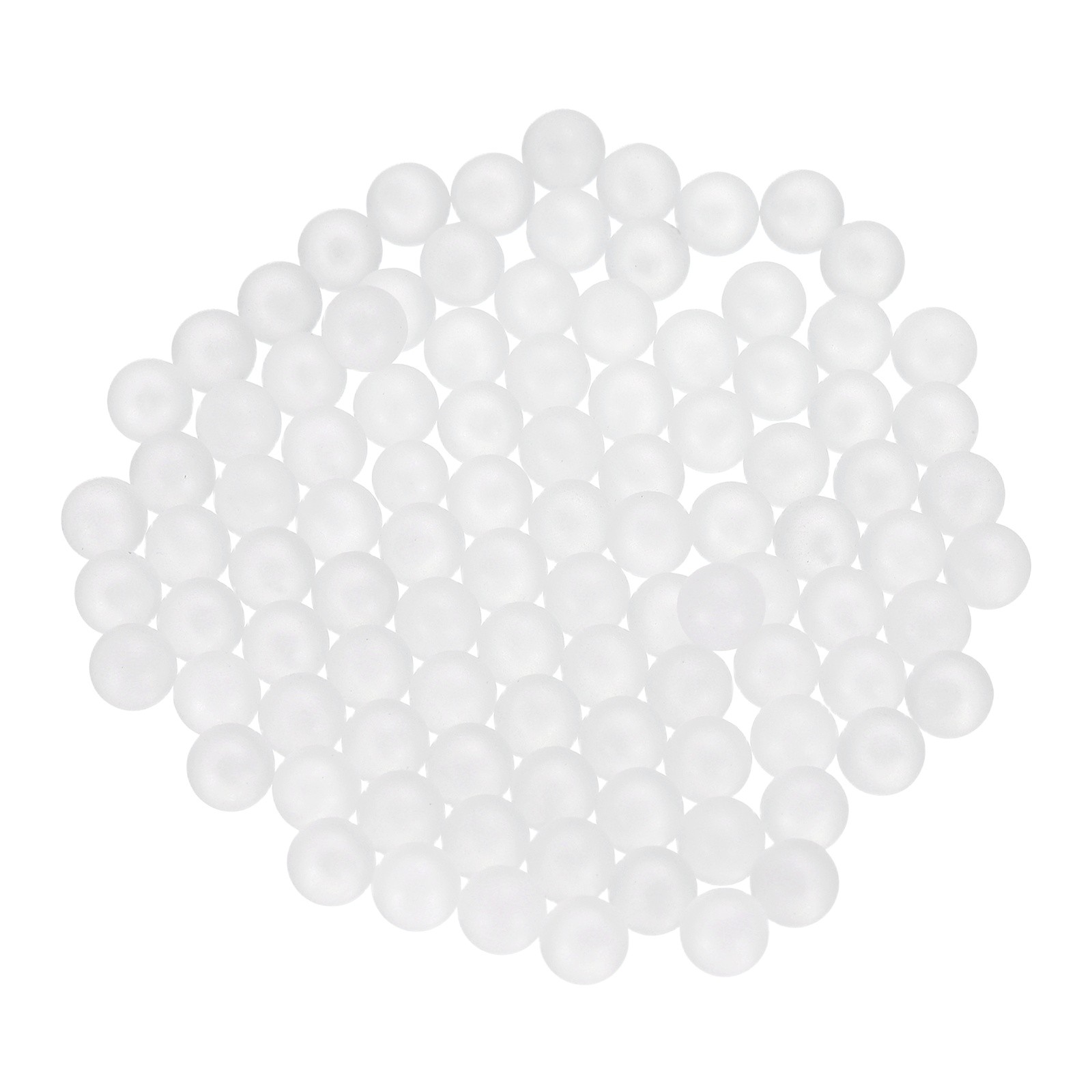 100pcs PP Plastic Bearing Balls 4.5mm Solid Plastic Balls G2 Precision, White