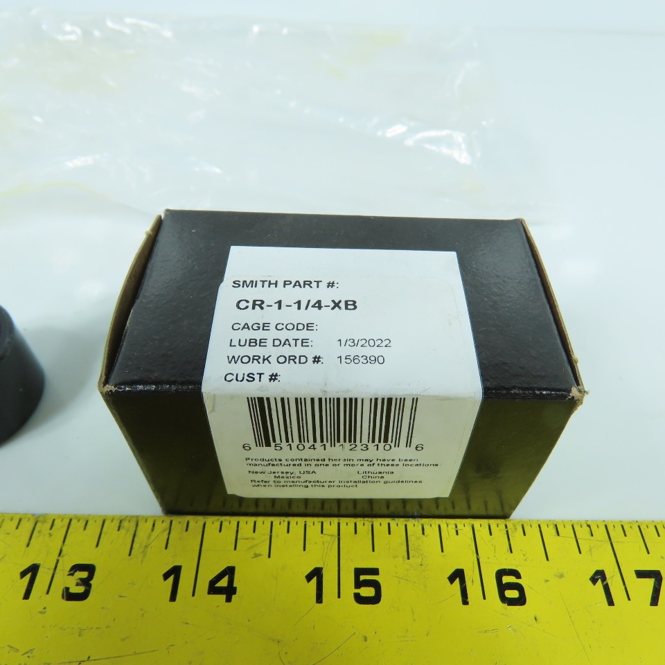 Smith CR-1-1/4-XB Flat Cam Follower Roller 1-1/4″ OD x 3/4″ Wide x 1/2″-20 Stud