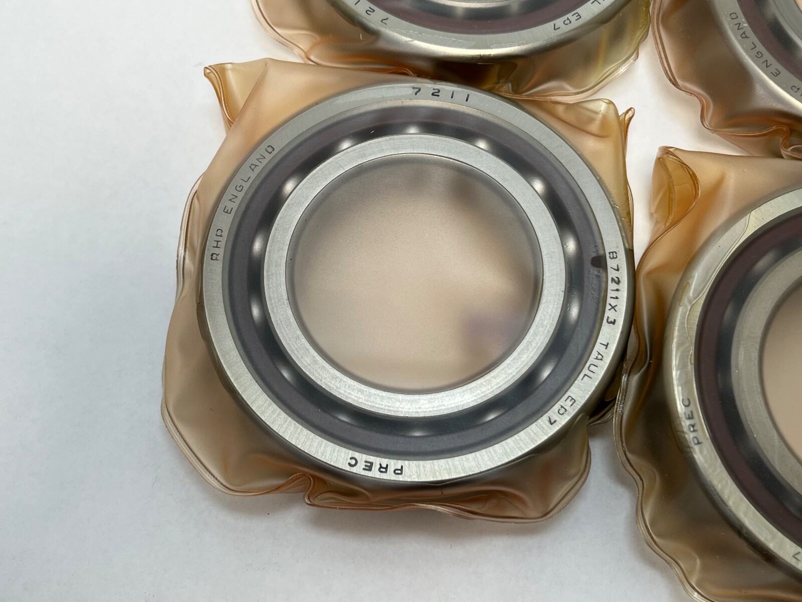 RHP 7211ETQULP4 Bearing 55x100x21mm 7211-E-T-QUL-P4 B7211X3TA4ULEP7 England 4Pcs