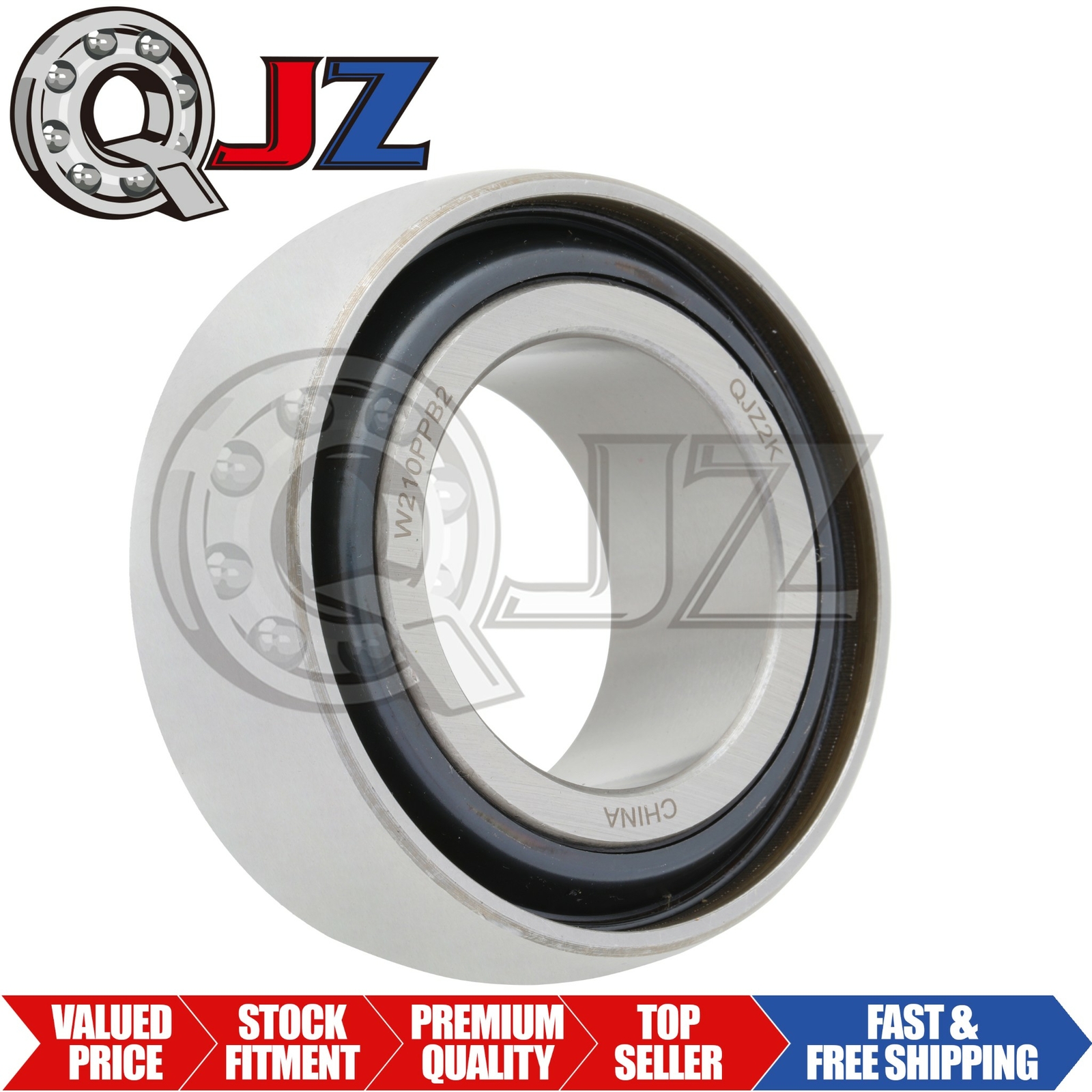 [1-Pack] W210PPB2 Agricultural Bearing 1.938″ x 3.543″ x 1.188″ (IDxODxW)