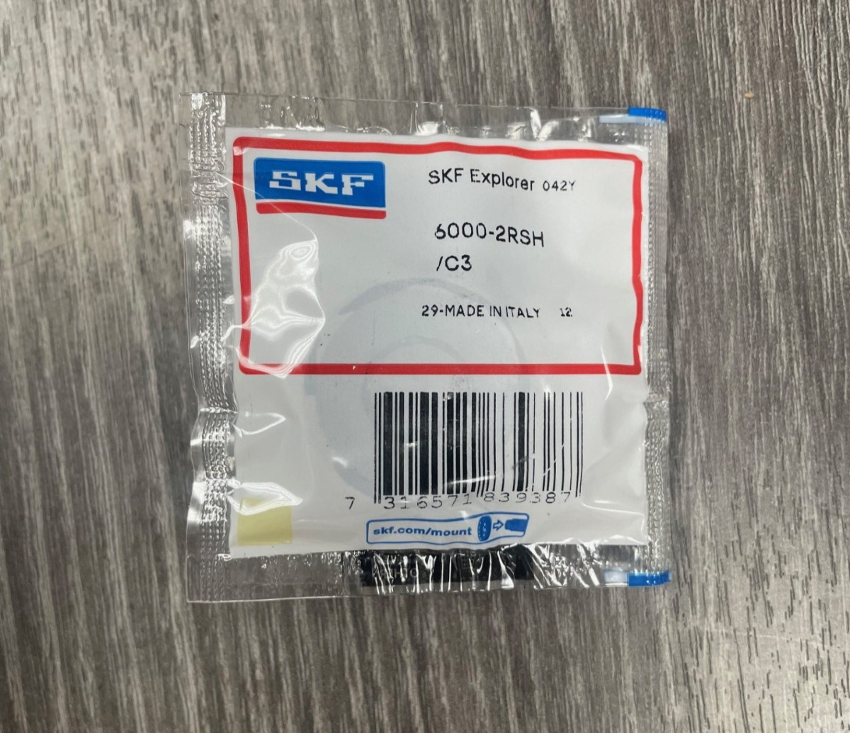 6000 2RSJEM SKF Deep Groove Ball Bearing 10x26x8 mm Sealed 6000-2RSH/C3 5 PACK