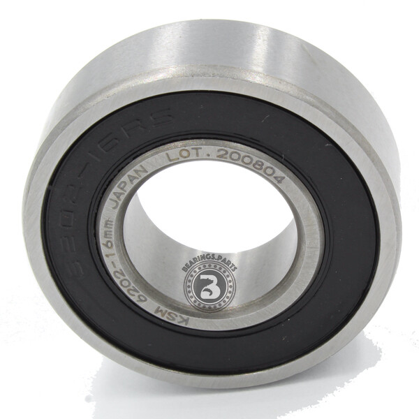 6202-16-2RS EMQ Premium Rubber Seal Ball Bearing 16x35x11mm- KSM Japan