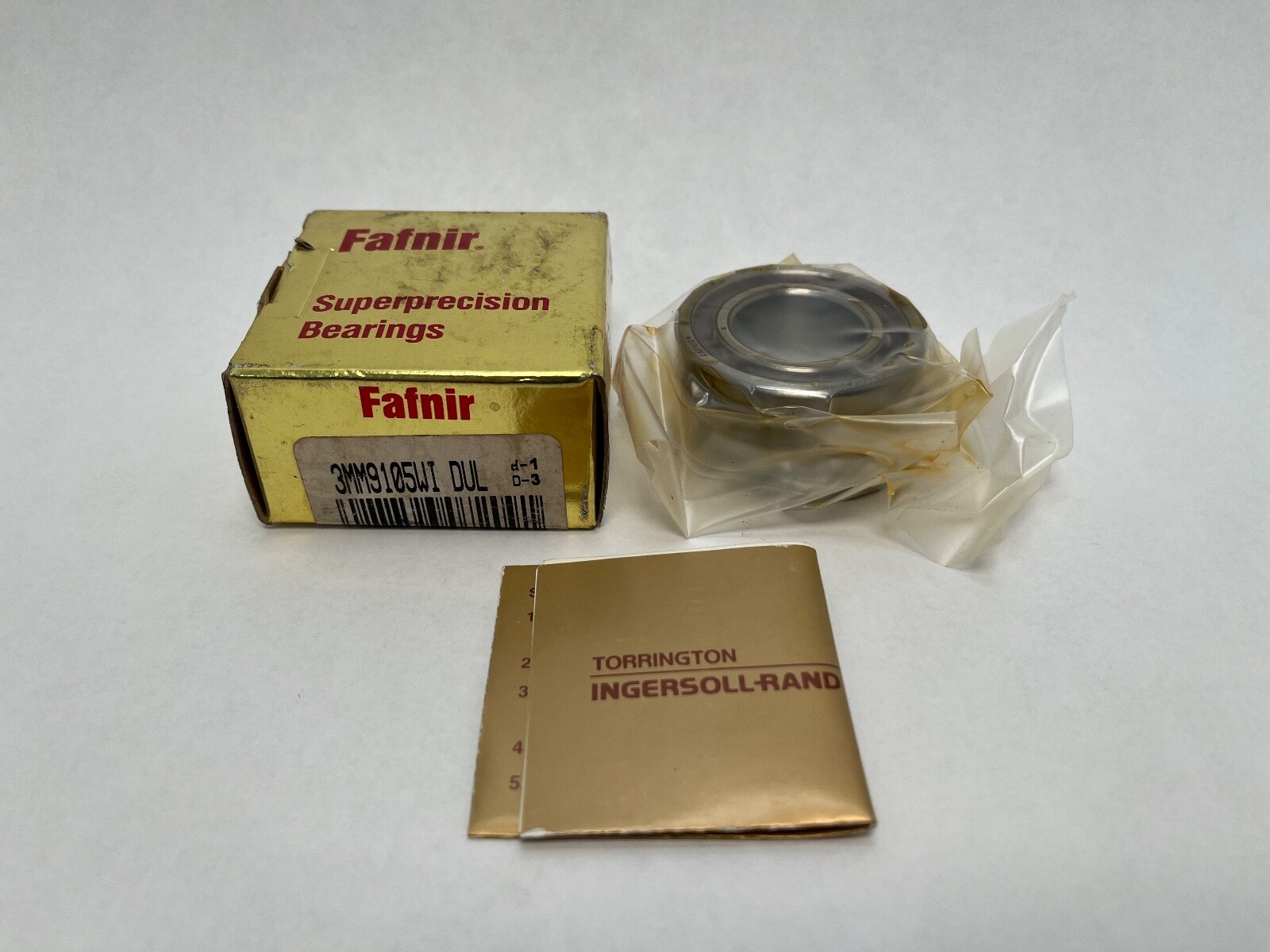 Fafnir 3MM9105WI-DUL Bearing 25x47x12 mm 7005-A 3MM-9105-WI-CR-DUL USA 2 Pcs
