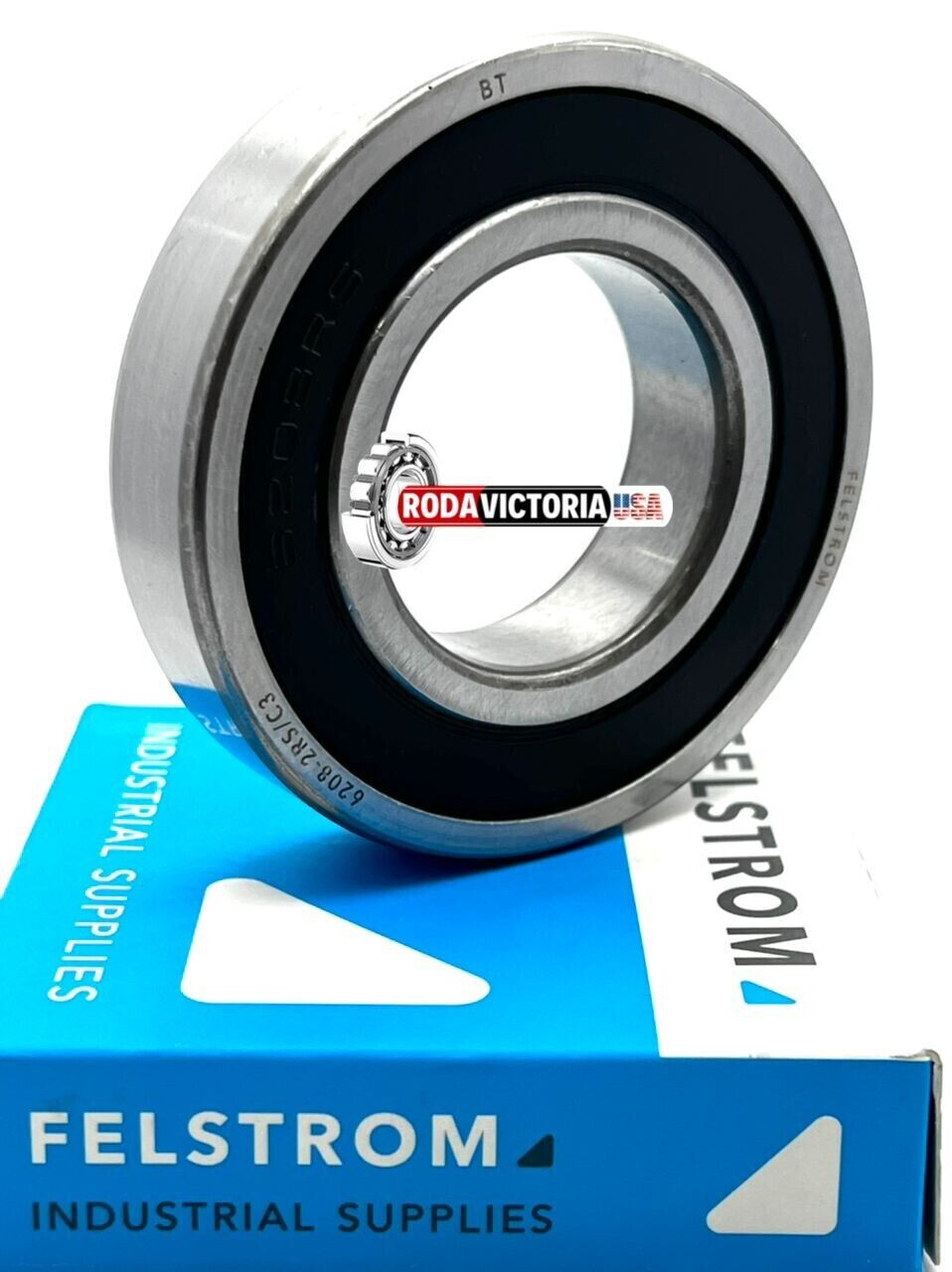 FELSTROM 6208 2RS C3 Deep Groove Ball Bearings 40x80X18mm.