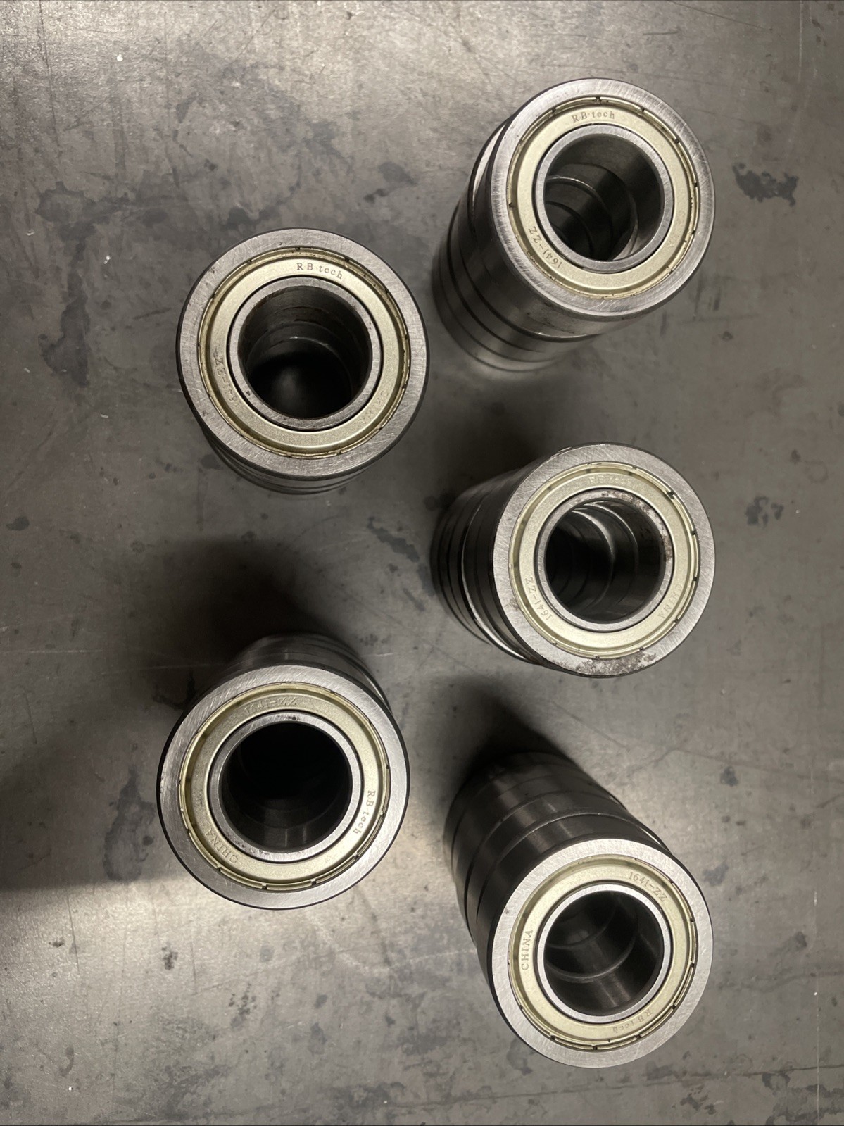 Lot of 25 1641-ZZ New Radial Ball Bearing 1″ Bore x 2″ OD x 9/16″ W RB tech