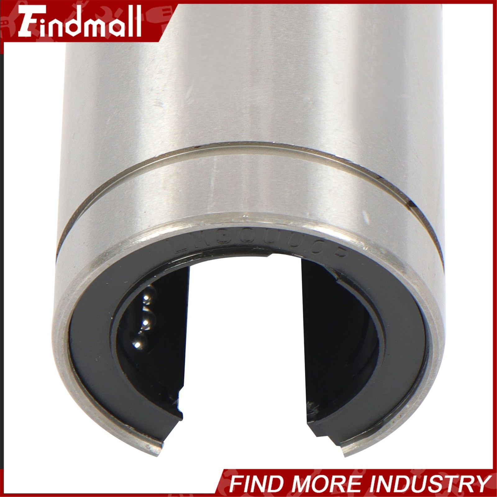 Findmall 4pcs LM30UUOP Open Linear Ball Bearings 30x45x64mm CNC
