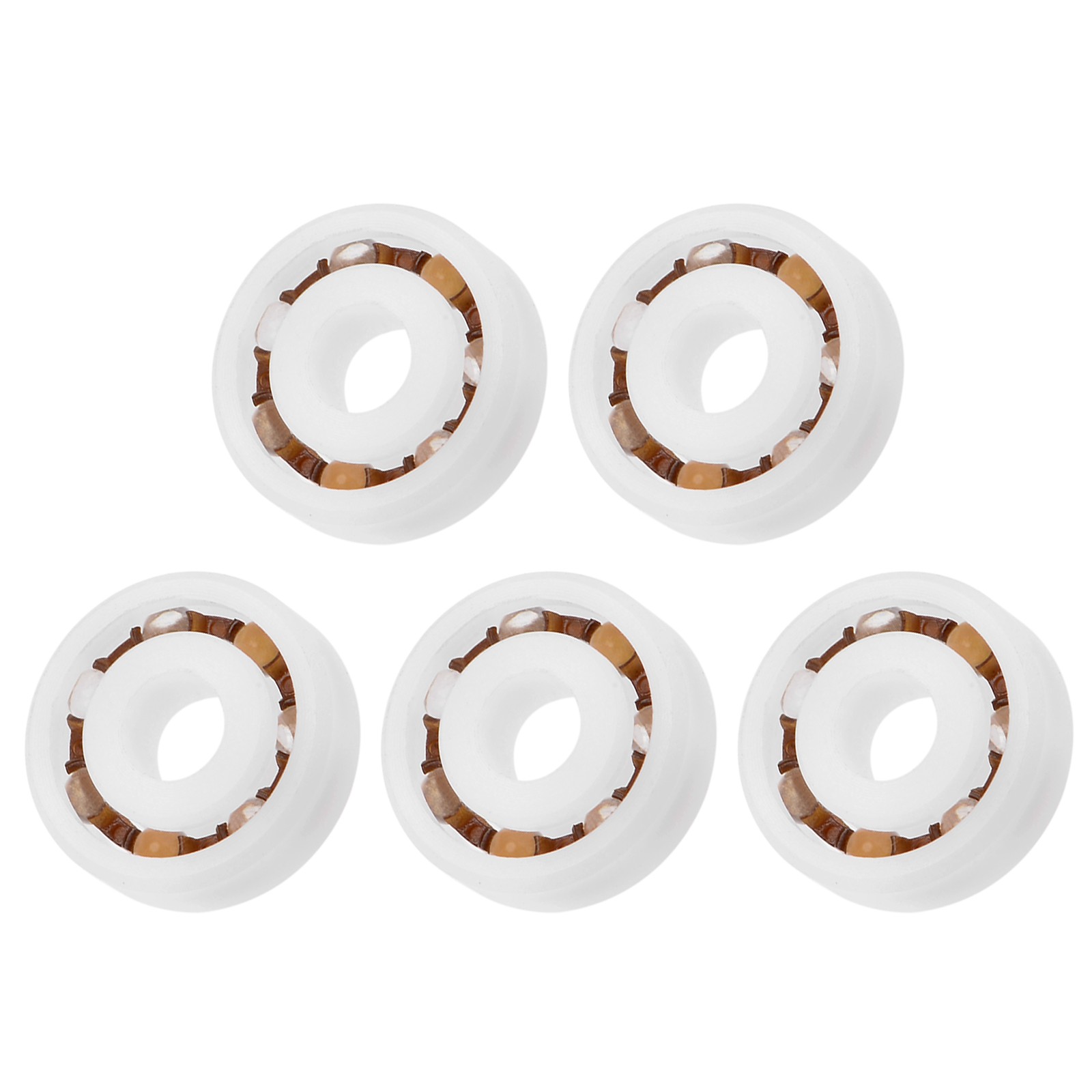 5Pcs 603 POM Plastic Bearing – [3x9x3mm] Open-Type Bearing