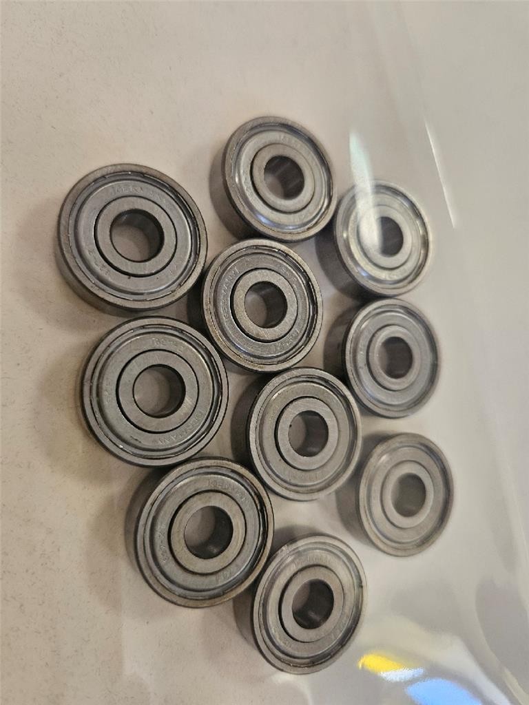 LOT OF 10 SKF 627 ZZ-C3 BEARING DEEP GROOVE BALL SINGLE ROW METAL SHIELD