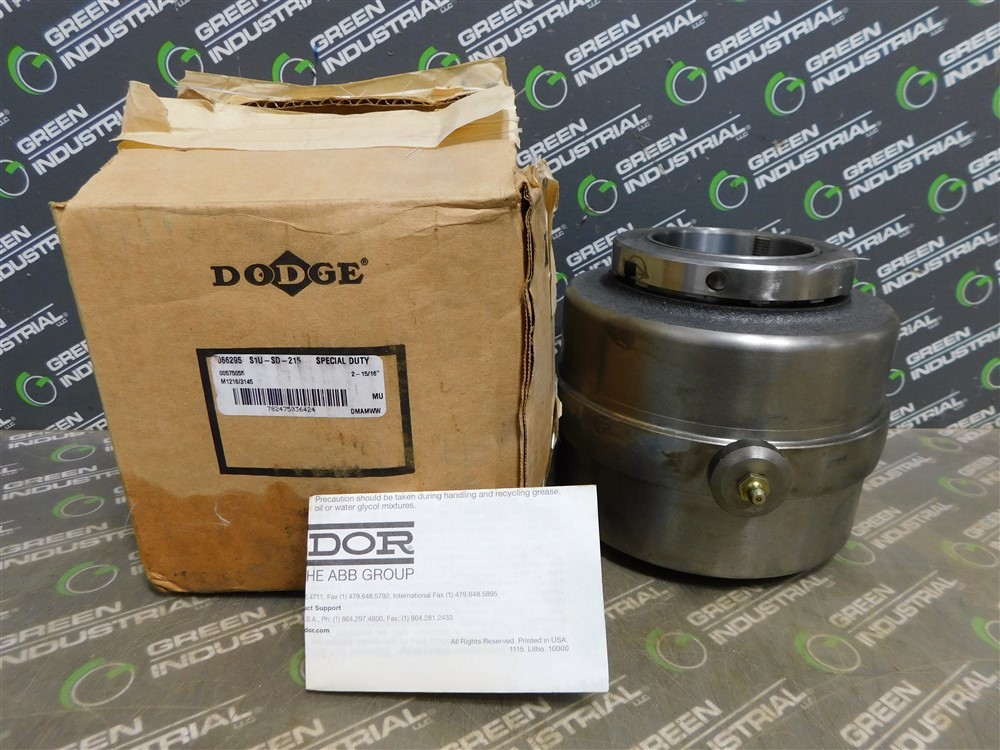 NEW Dodge S1U-SD-215 Special Duty Tapered Bearing Insert 2-15/16″ Bore 066295
