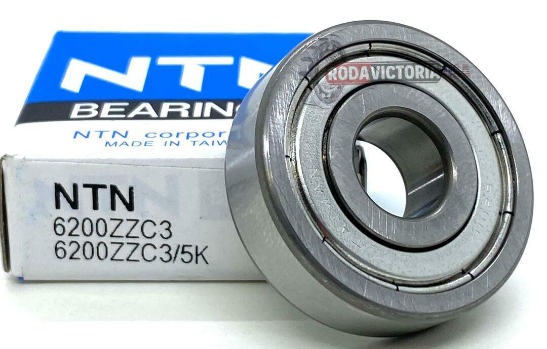 NTN 6200 ZZ C3 5K Deep Groove Ball Bearings 10x30x9mm 6200-2Z