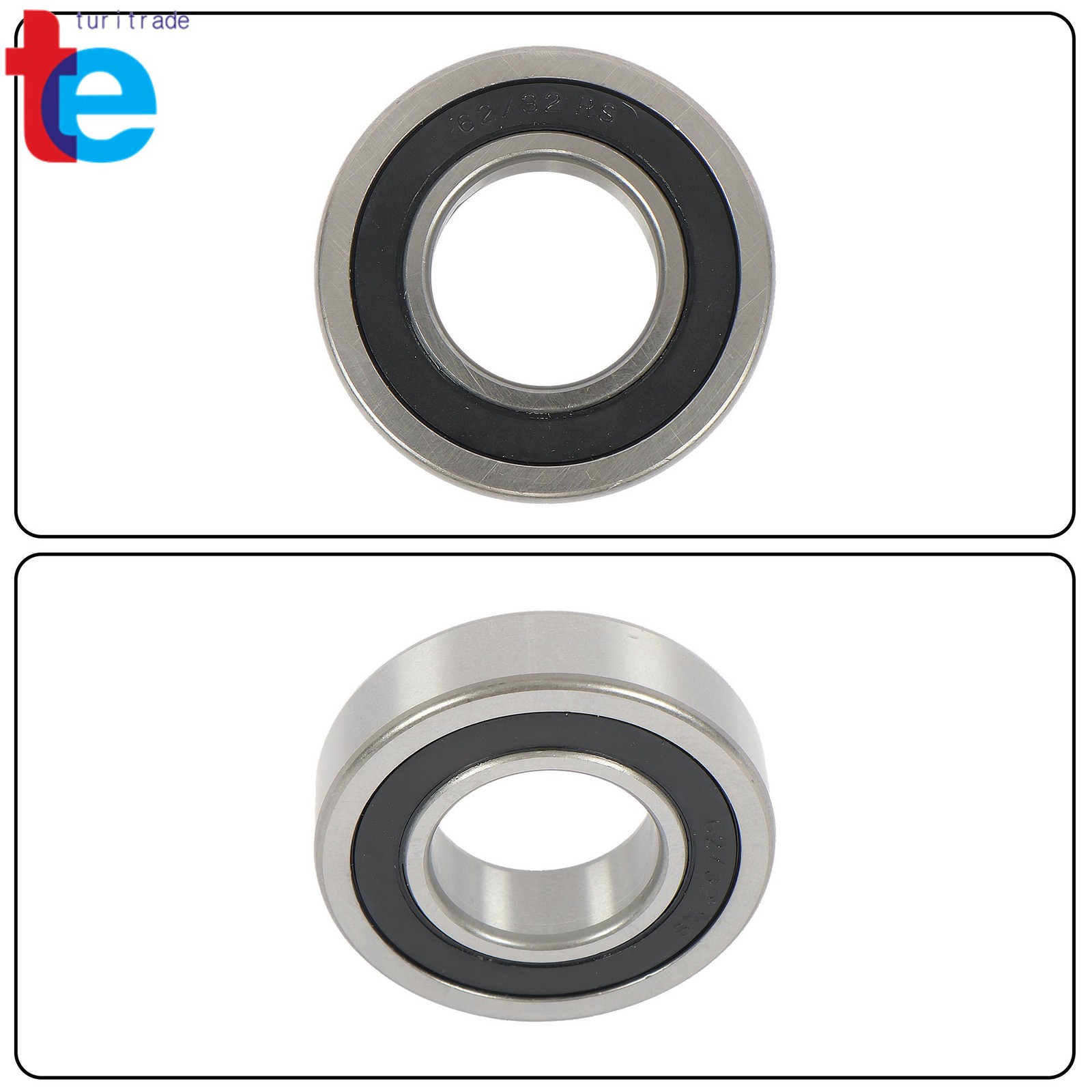 4pcs 62/32-2RS Sealed Ball Bearings 32mm x65mm x17mm Industrial